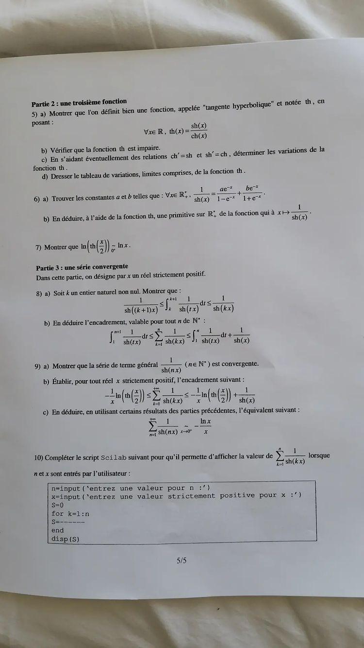 Maths S EDHEC BS 2022 Sujet Mister Prépa