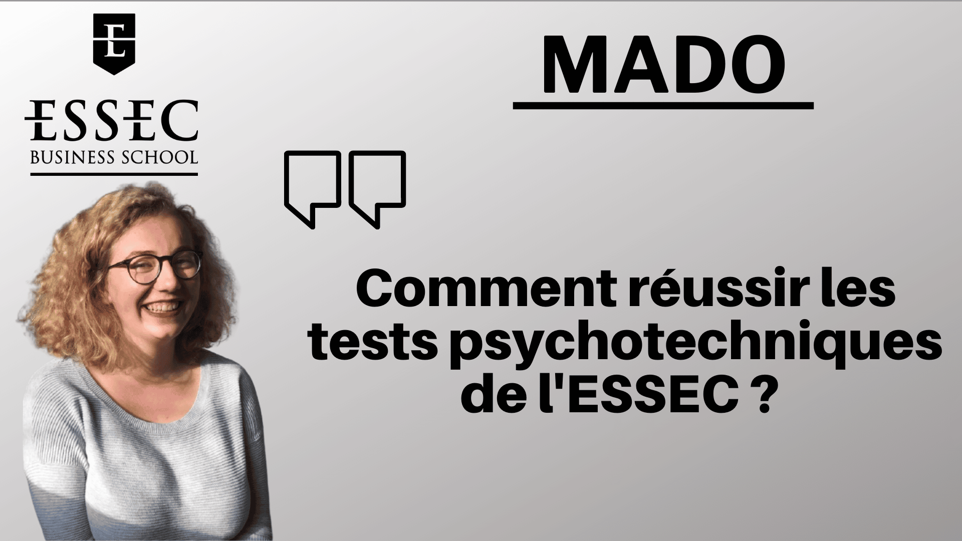 Mado - tests psychotechniques