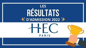 Résultats admission HEC 2022