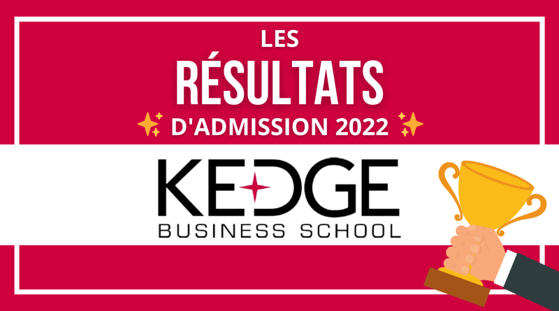 resultats admission KEDGE