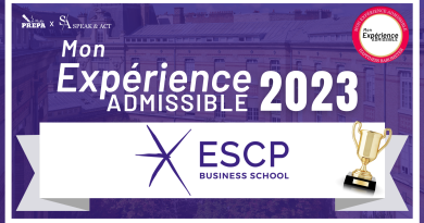 Mon Experience Admissible 2023 ESCP