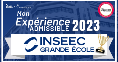 Mon Experience Admissible 2023 INSEEC