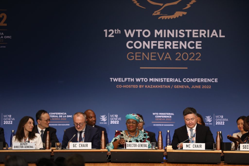 Photos: ©WTO/Jay Louvion / Douzième Conférence ministérielle de l'OMC - Jour 6 - 17 juin 2022