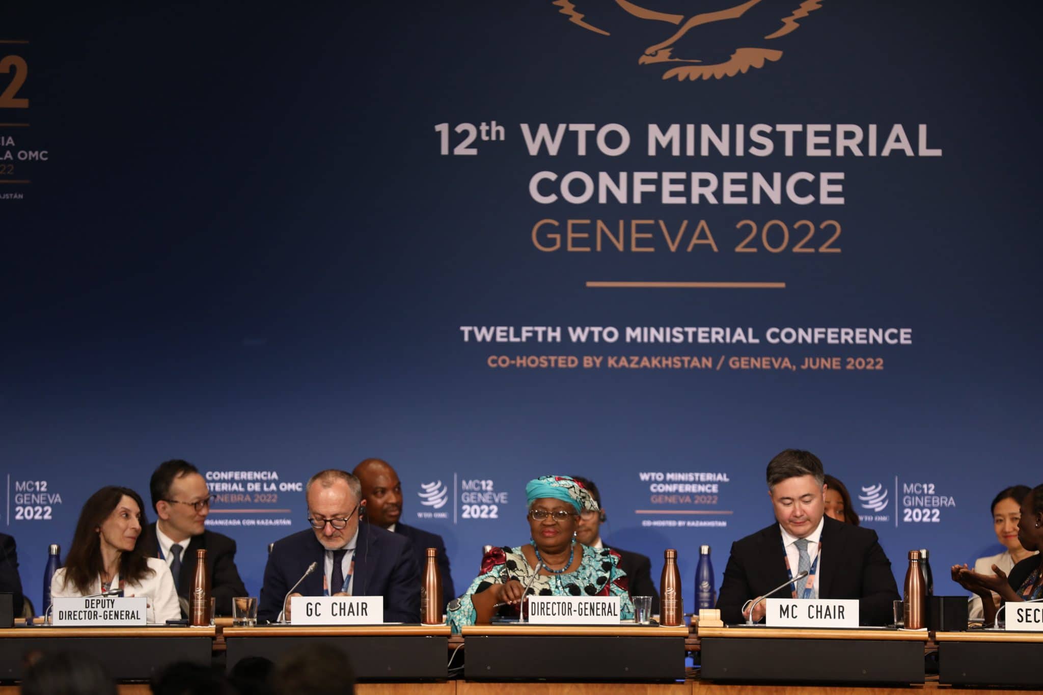 Photos: ©WTO/Jay Louvion / Douzième Conférence ministérielle de l'OMC - Jour 6 - 17 juin 2022
