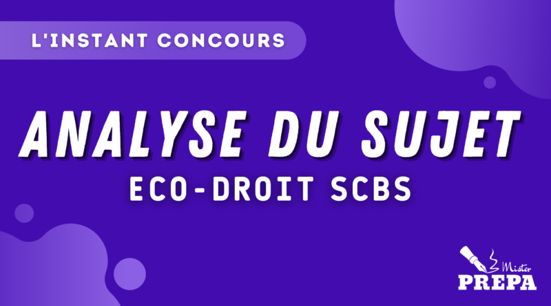ANALYSE ECO-DROIT SCBS 2023