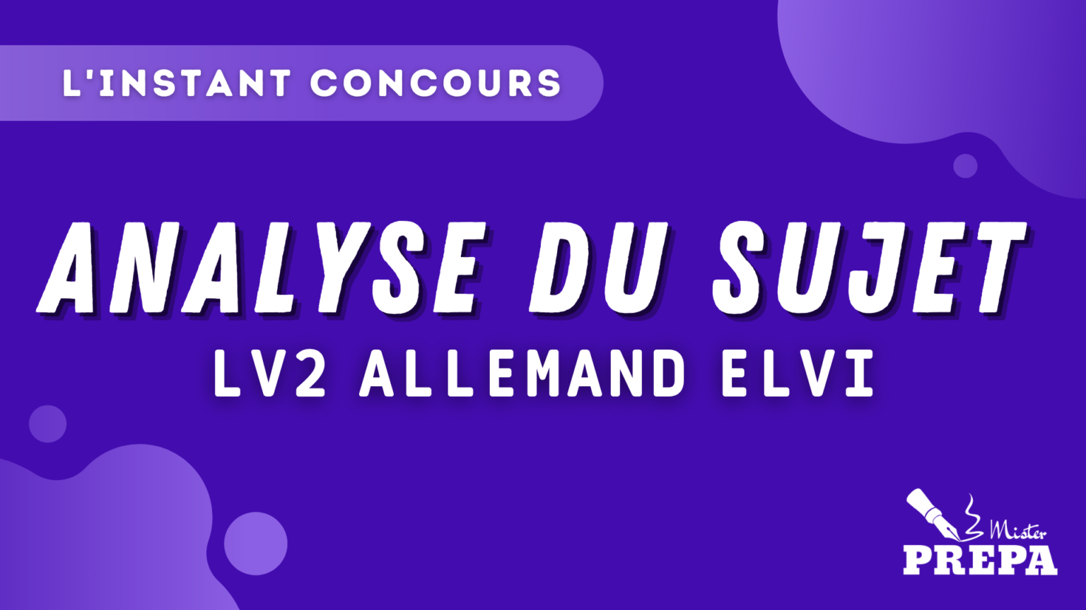 analyse du sujet allemand lv2 elvi