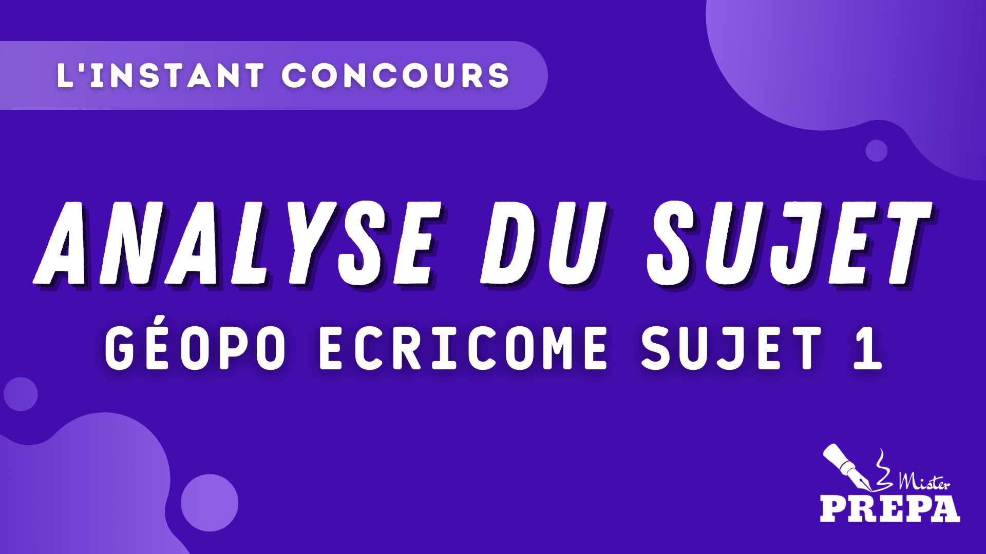 ECRICOME 2023 HGGMC Géopo Analyse Sujet 1