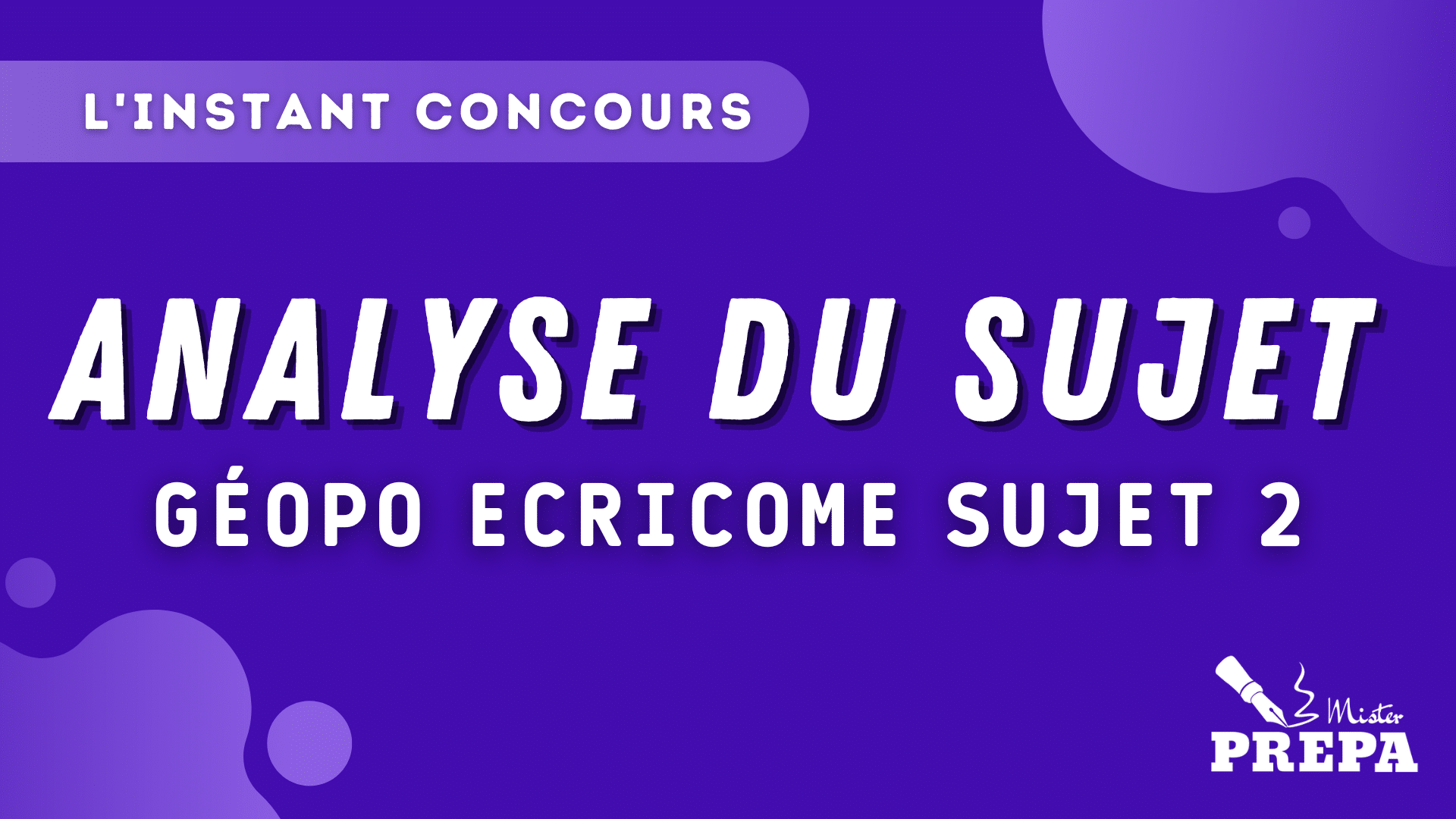 ECRICOME 2023 HGGMC Géopo Analyse Sujet 2