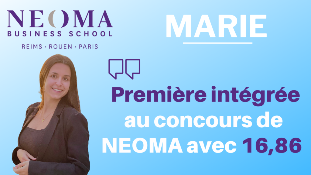 MARIE - 1ere integree NEOMA