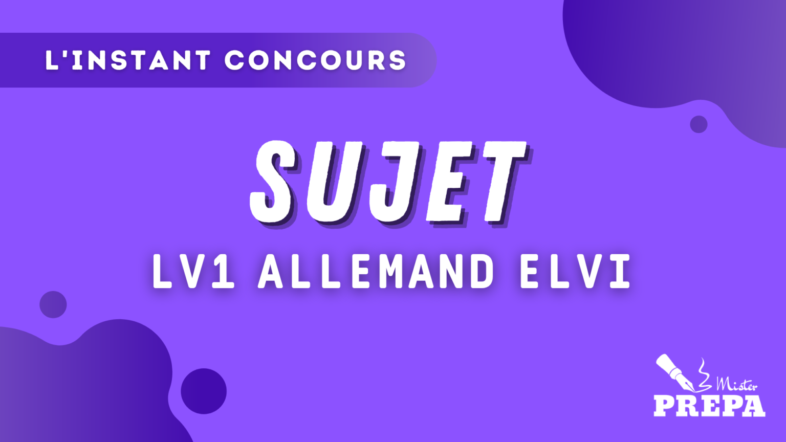 sujet allemand lv1 elvi