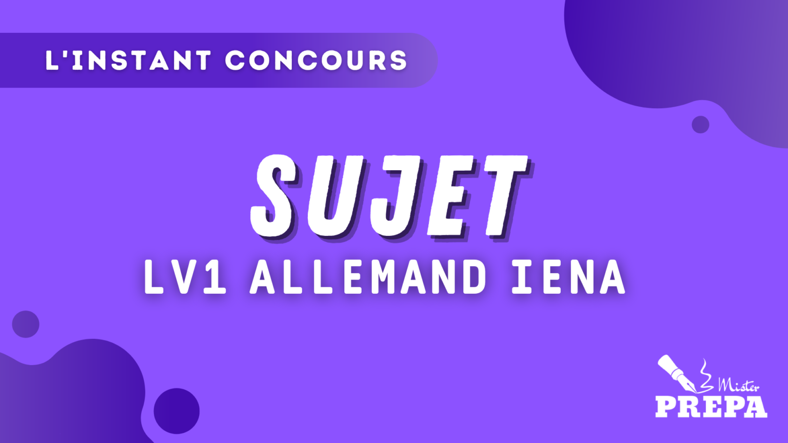 sujet allemand iena lv1