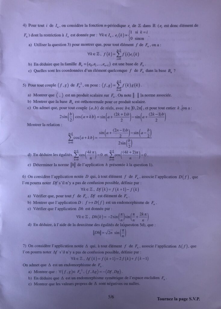 BCE 2023 MATHS APPROFONDIES EDHEC SUJET 5