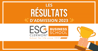 ESC Clermont Admission 2023