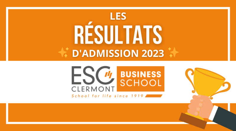 ESC Clermont Admission 2023