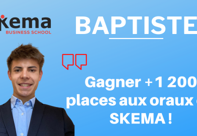 Baptiste – Gagner 1 200 places aux oraux de SKEMA