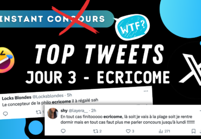 TOP Tweets Jour 3 ECRICOME 2024 – Instant WTF