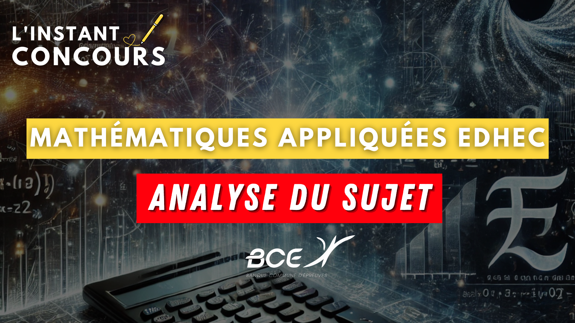 mathematiques appliquees edhec analyse sujet 2025