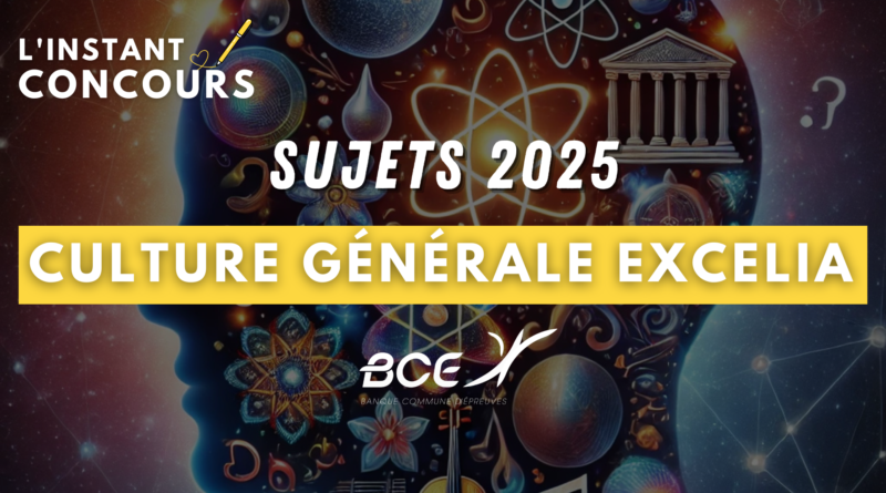 sujet-culture-generale-excelia-2025