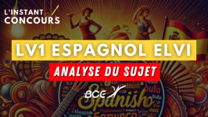 ESPAGNOL LV1 ELVI ANALYSE SUJET 2025
