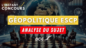 GEOPOLITIQUE ESCP ANALYSE SUJET 2025