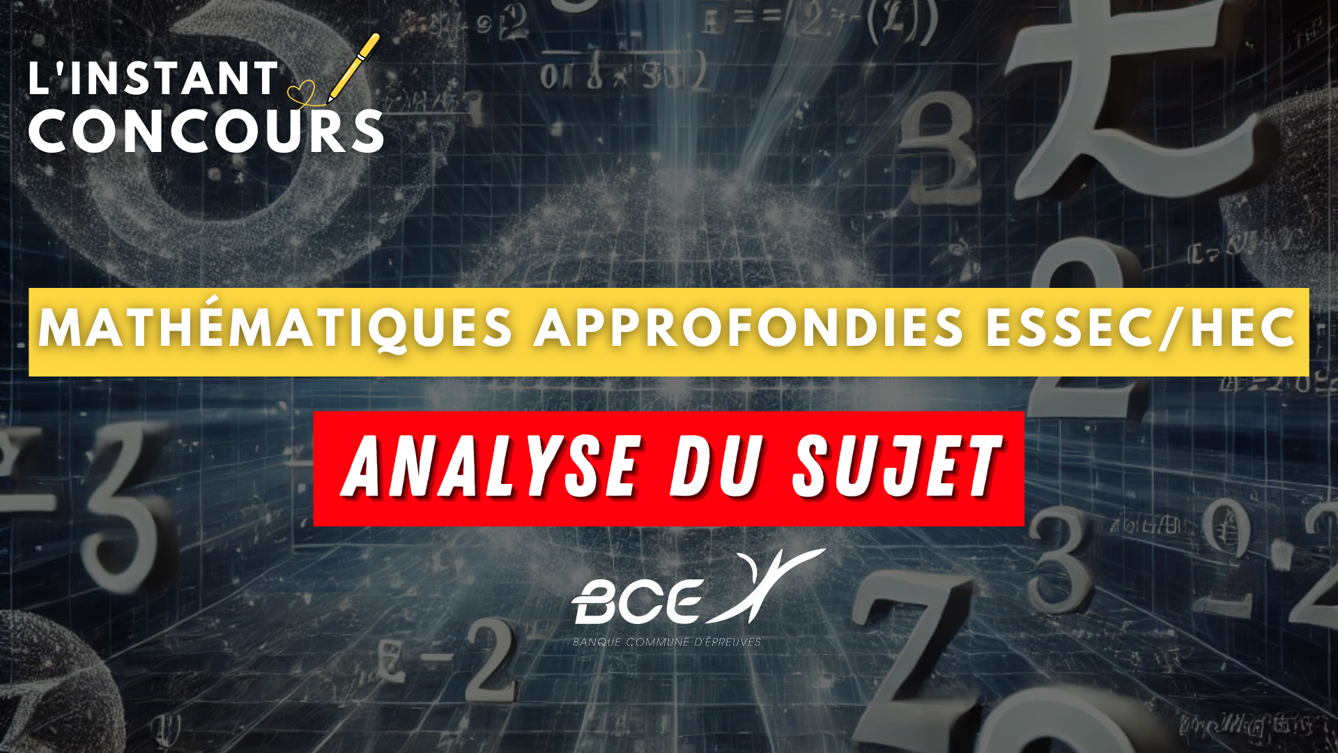 MATHEMATIQUES APPROFONDIES ESSEC HEC ANALYSE SUJET 2025