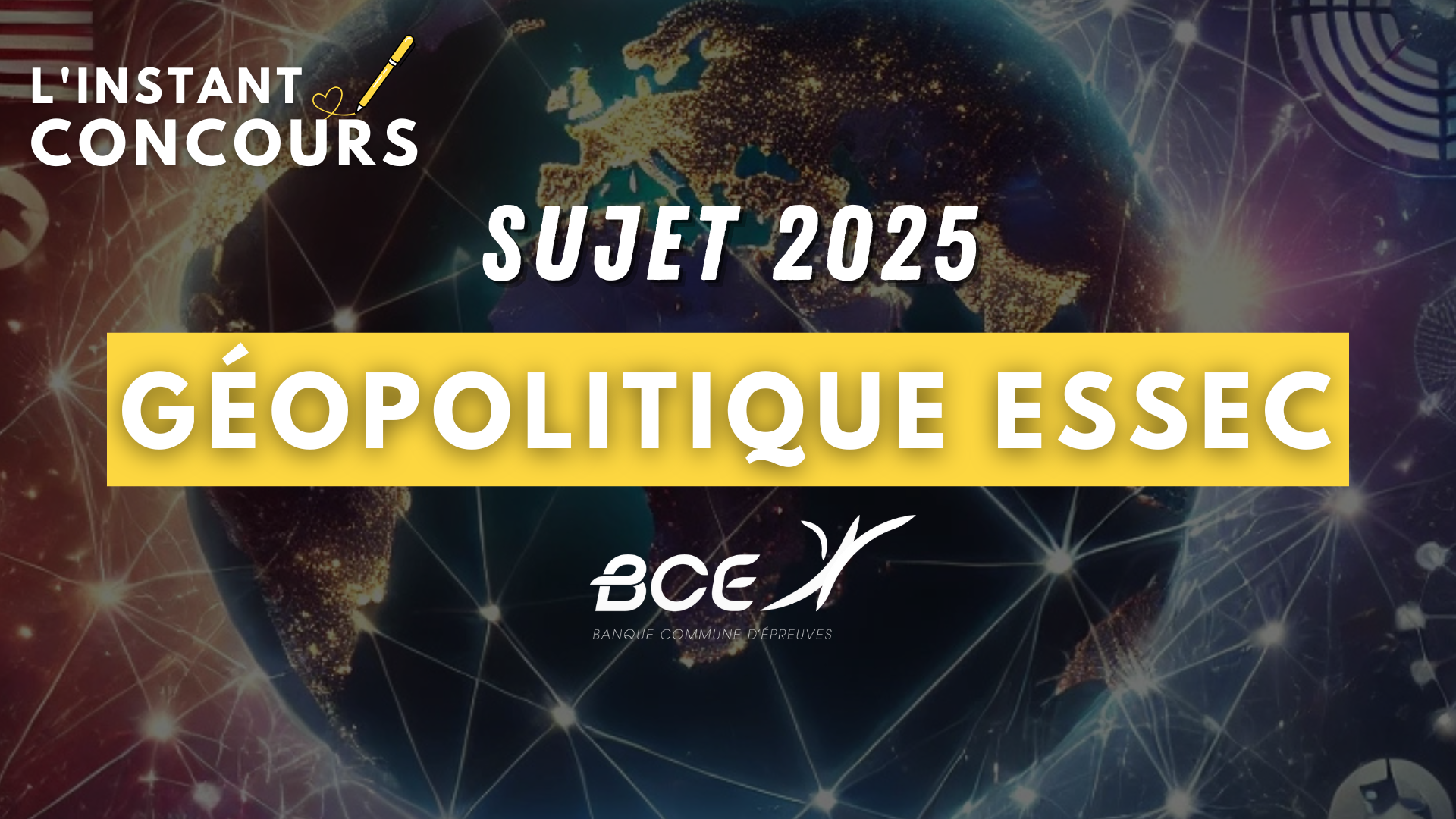 SUJET GEOPOLITIQUE ESSEC 2025