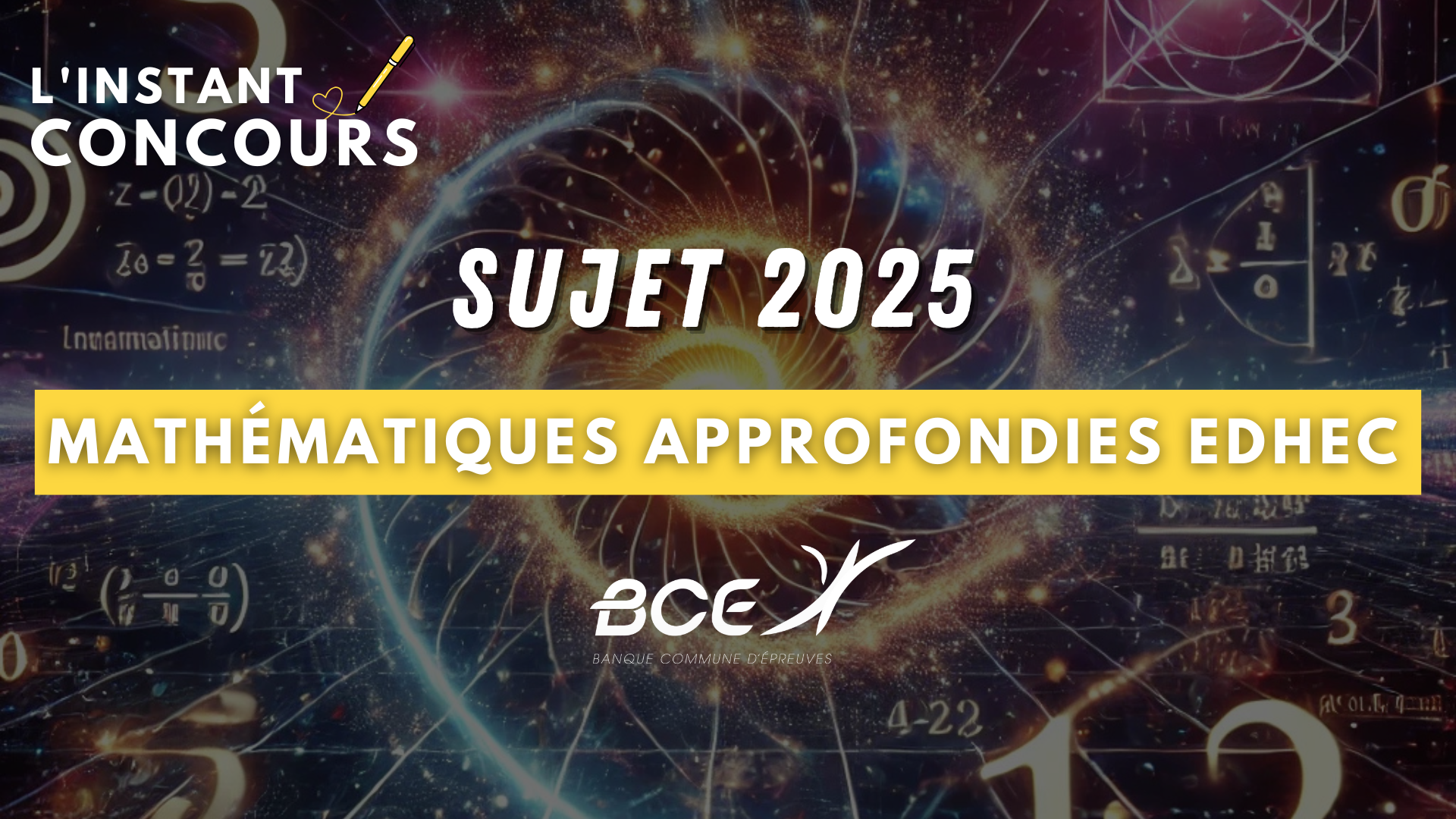 SUJET MATHEMATIQUES APPROFONDIES EDHEC 2025