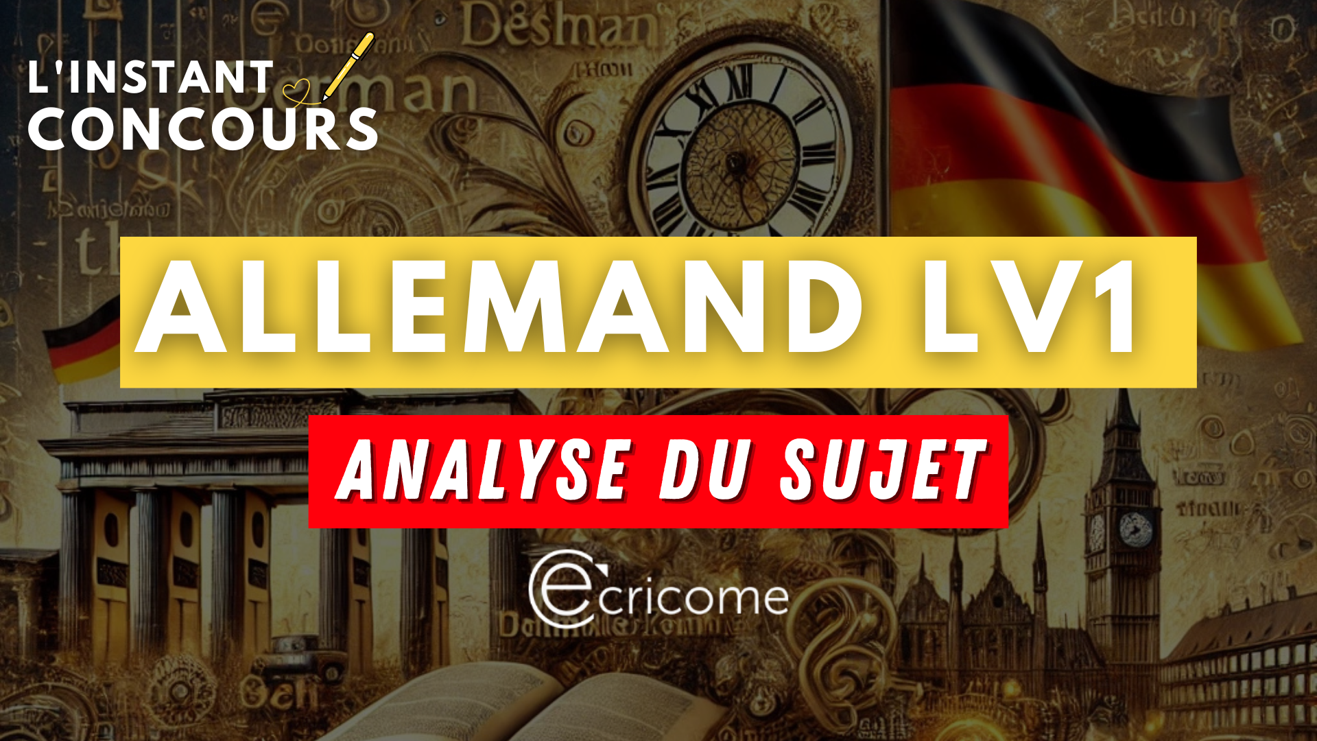 allemand lv1 ecricome analyse sujet 2025