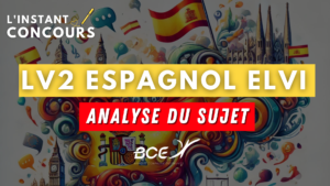 espagnol lv2 elvi analyse sujet 2025