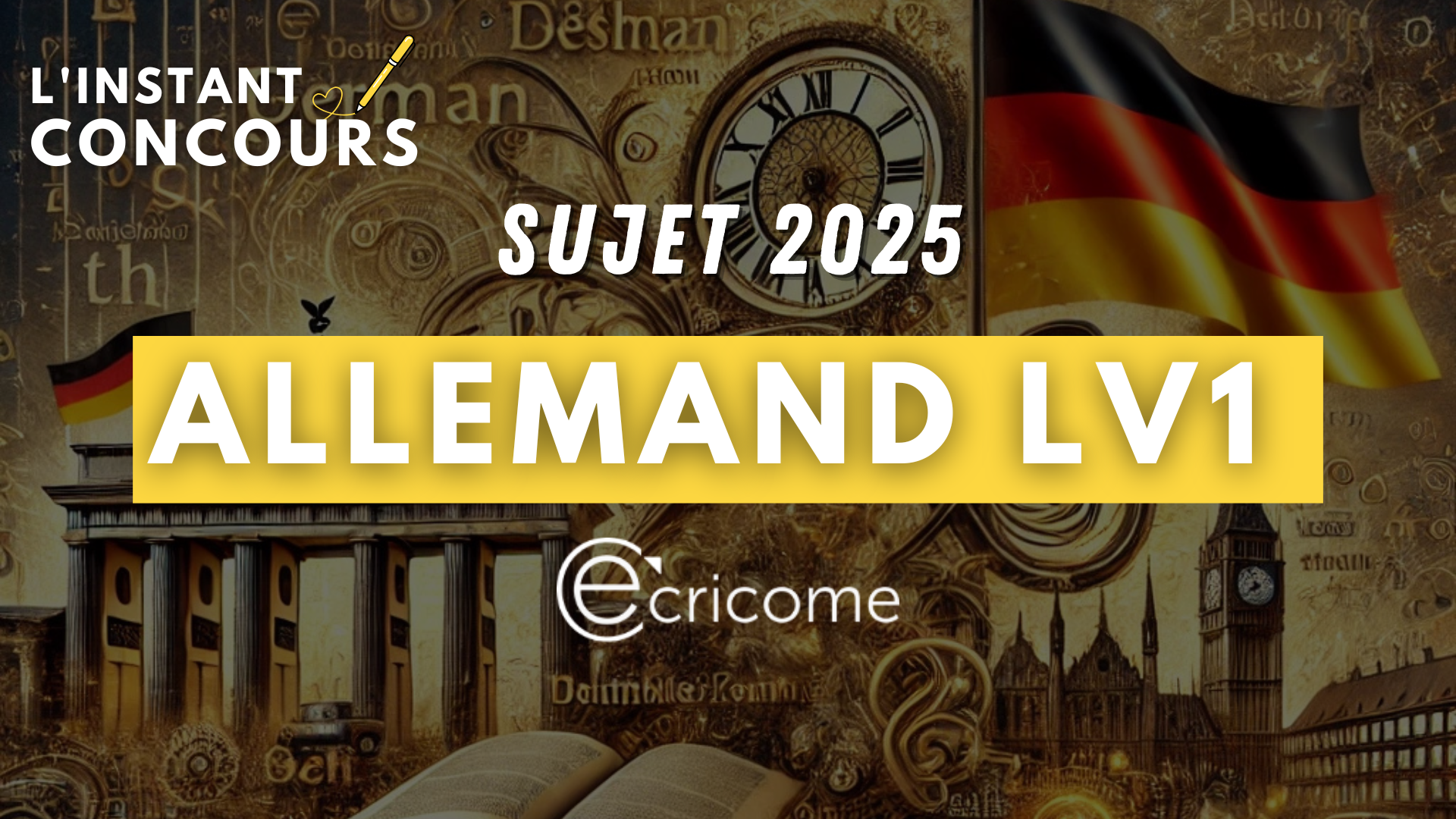 sujet allemand lv1 ecricome 2025