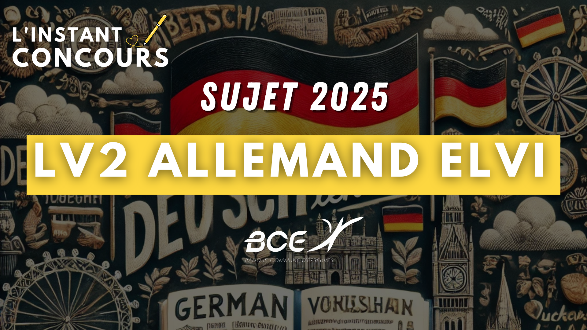 sujet allemand lv2 elvi 2025