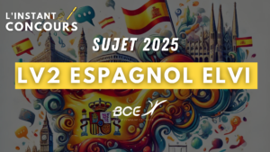 sujet espagnol lv2 elvi 2025