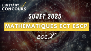 sujet maths escp 2025