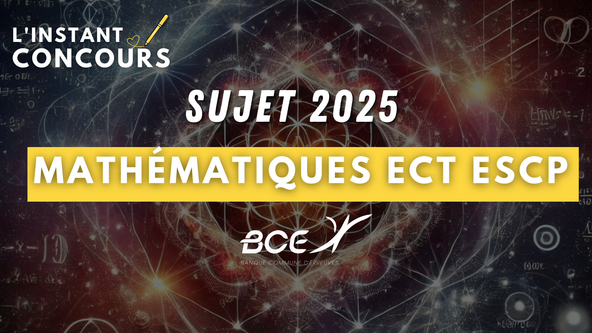sujet maths escp 2025