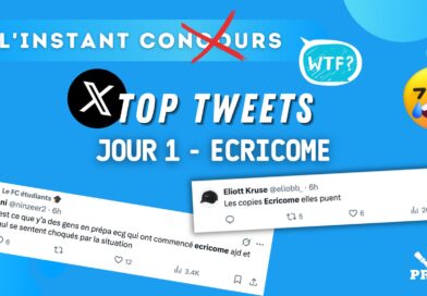 TOP Tweets Jour 1 ECRICOME 2025 – Instant WTF