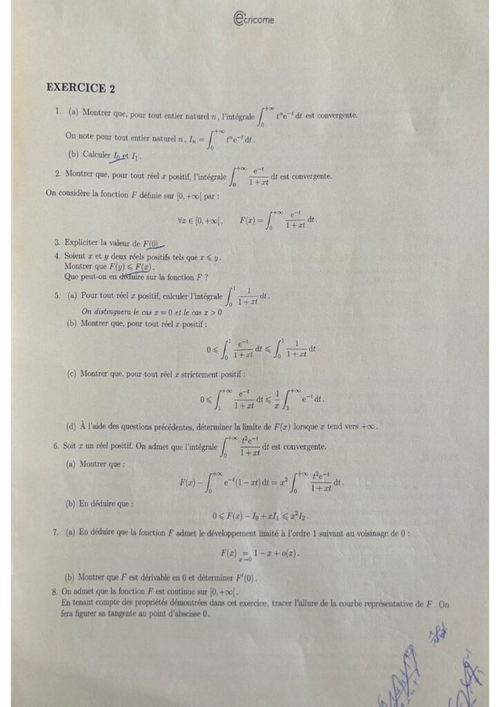sujet maths appliquees 2