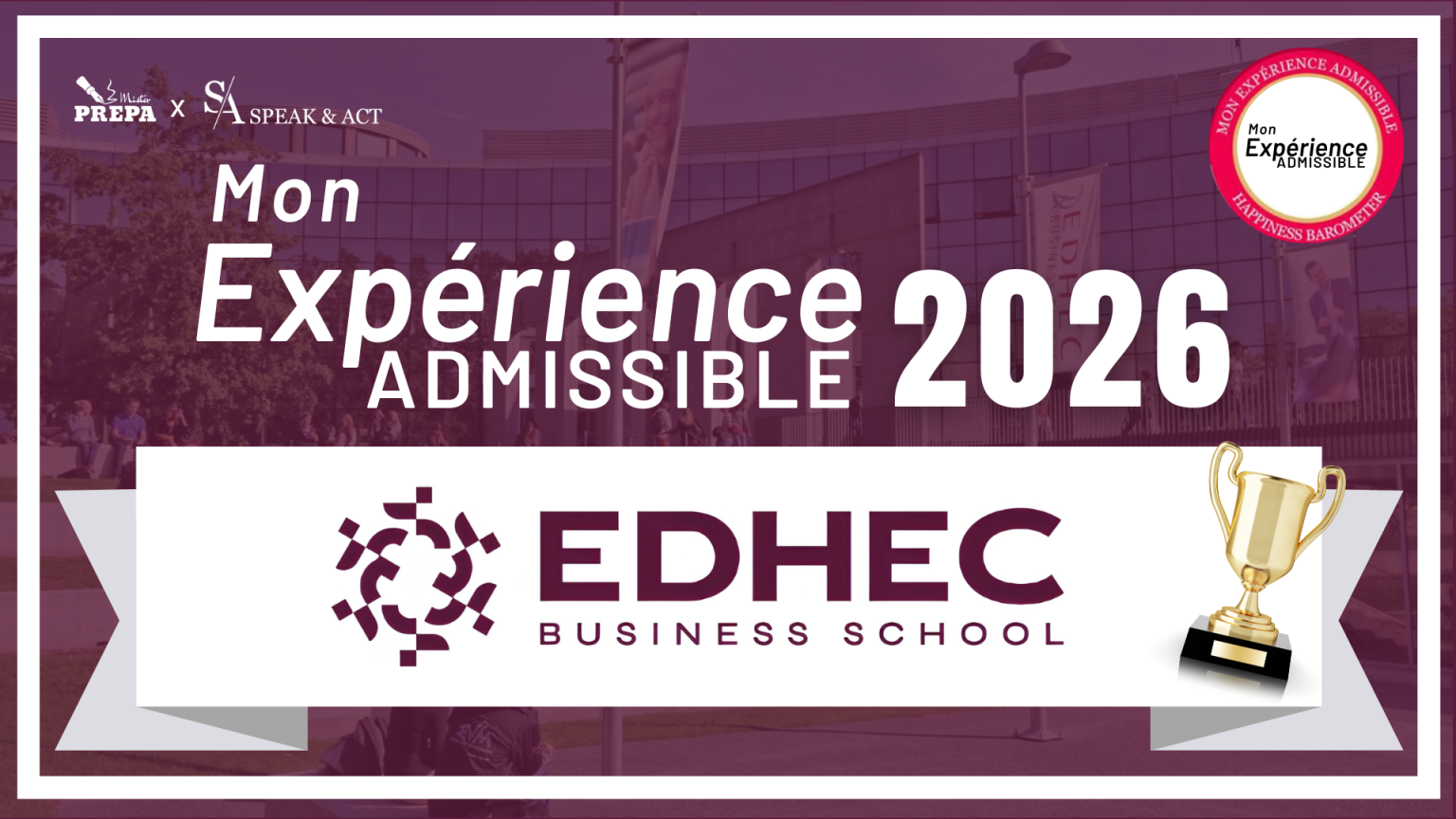 MON EXPERIENCE ADMISSIBLE EDHEC