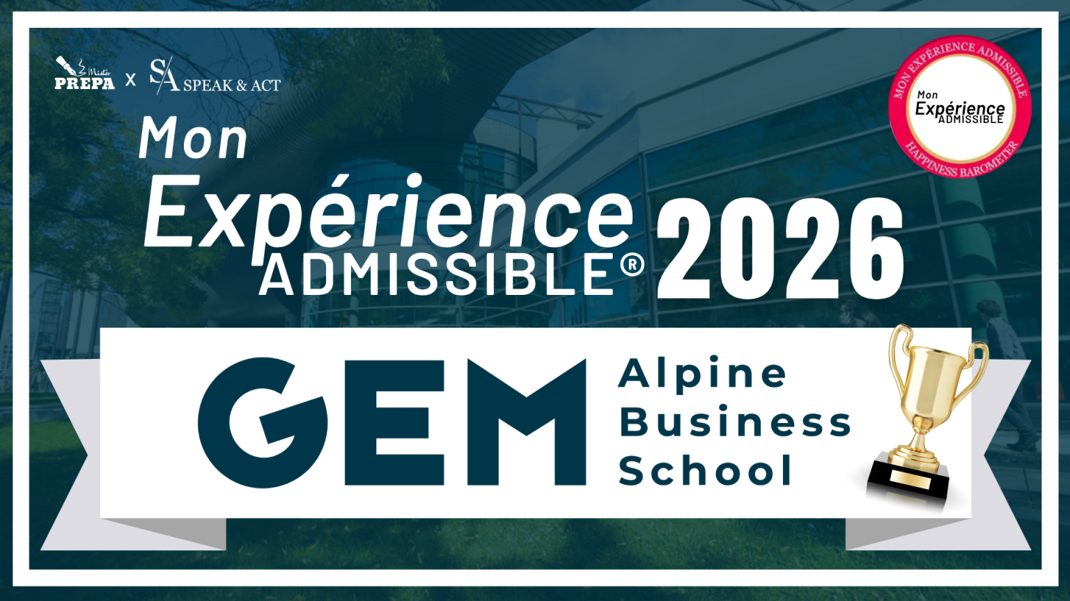 MON EXPERIENCE ADMISSIBLE GEM