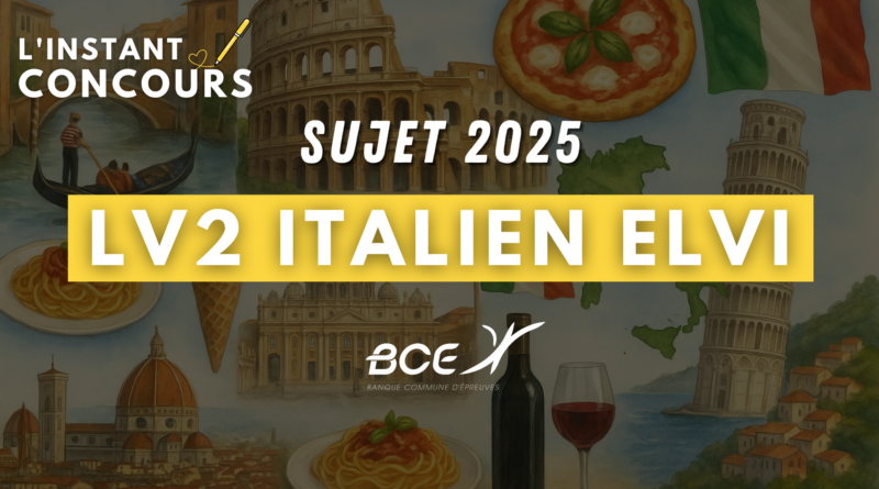 sujet-italien-lv2-elvi-2025