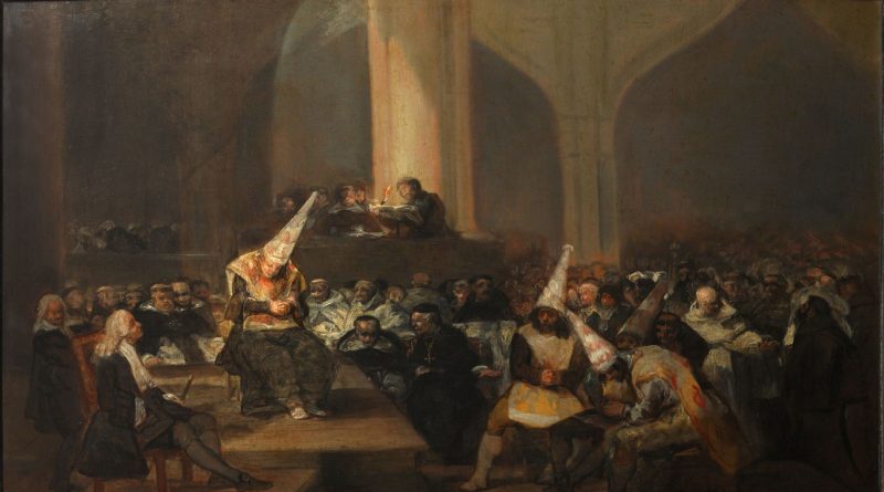 jugement religieux tribunal inquisition goya
