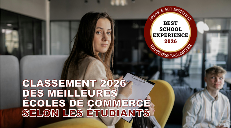 PALMARES SPEAK ACT 2026 BUSINESS SCHOOLS PREFEREES ETUDIANTS