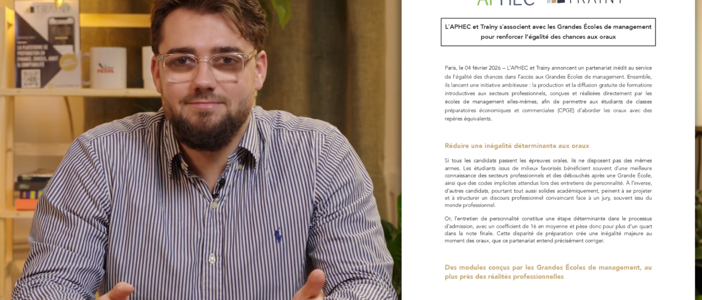 Trainy Trainy : une plateforme 100% gratuite pour se préparer en finance et ...