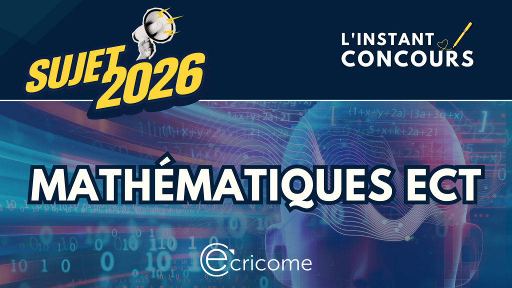 SUJET MATHEMATIQUES ECT ECRICOME 2026