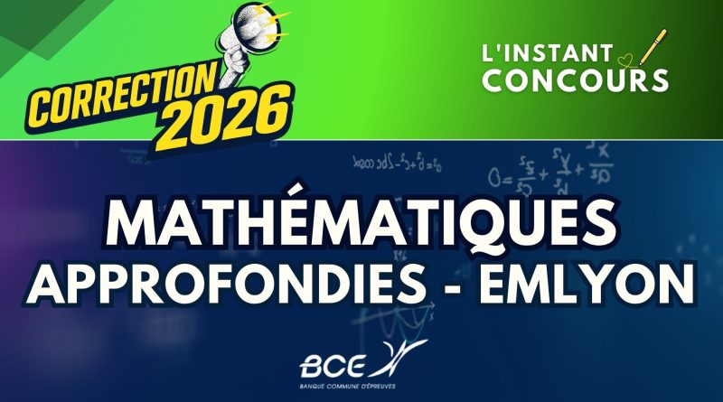 correction maths appro emlyon