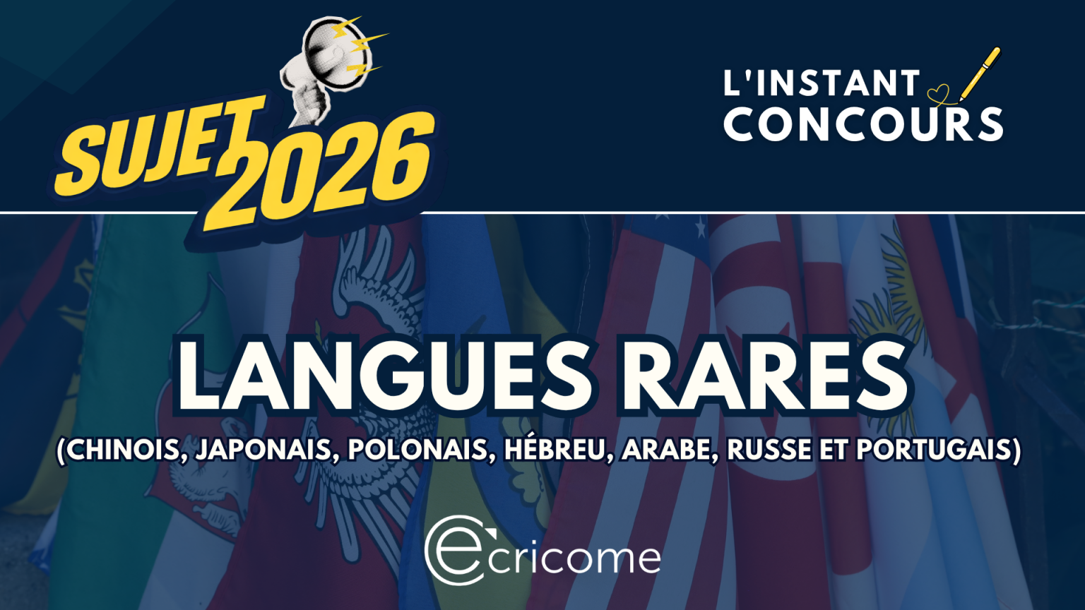 sujet langues rares ecricome
