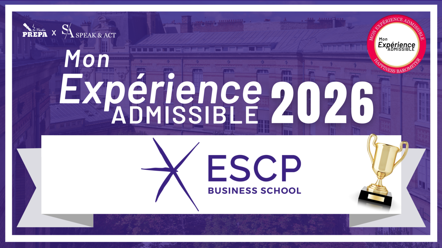 MON EXPERIENCE ADMISSIBLE ESCP