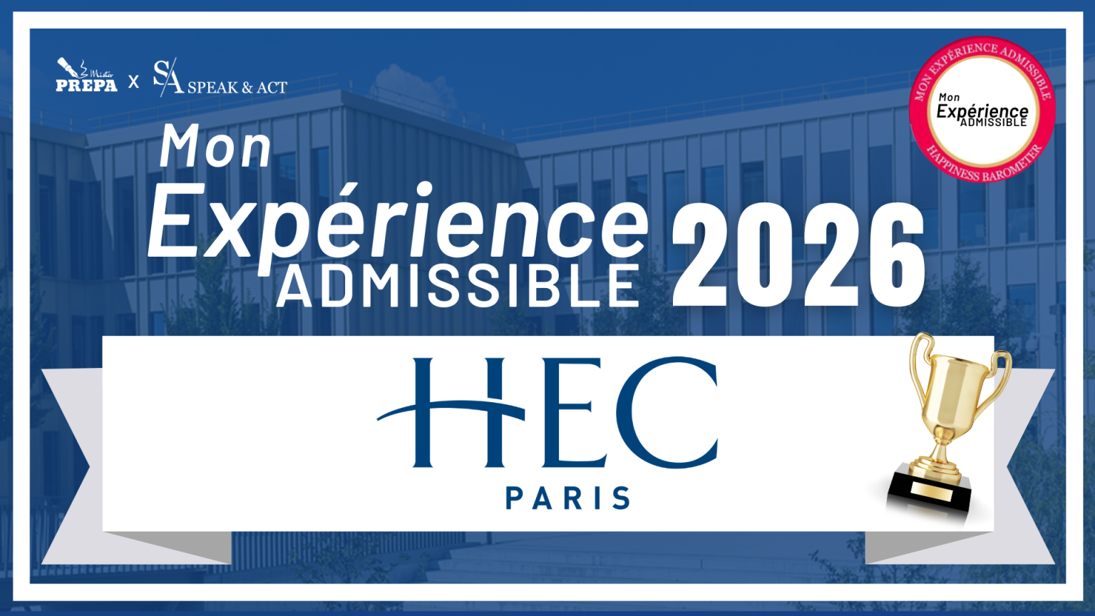 MON EXPERIENCE ADMISSIBLE HEC