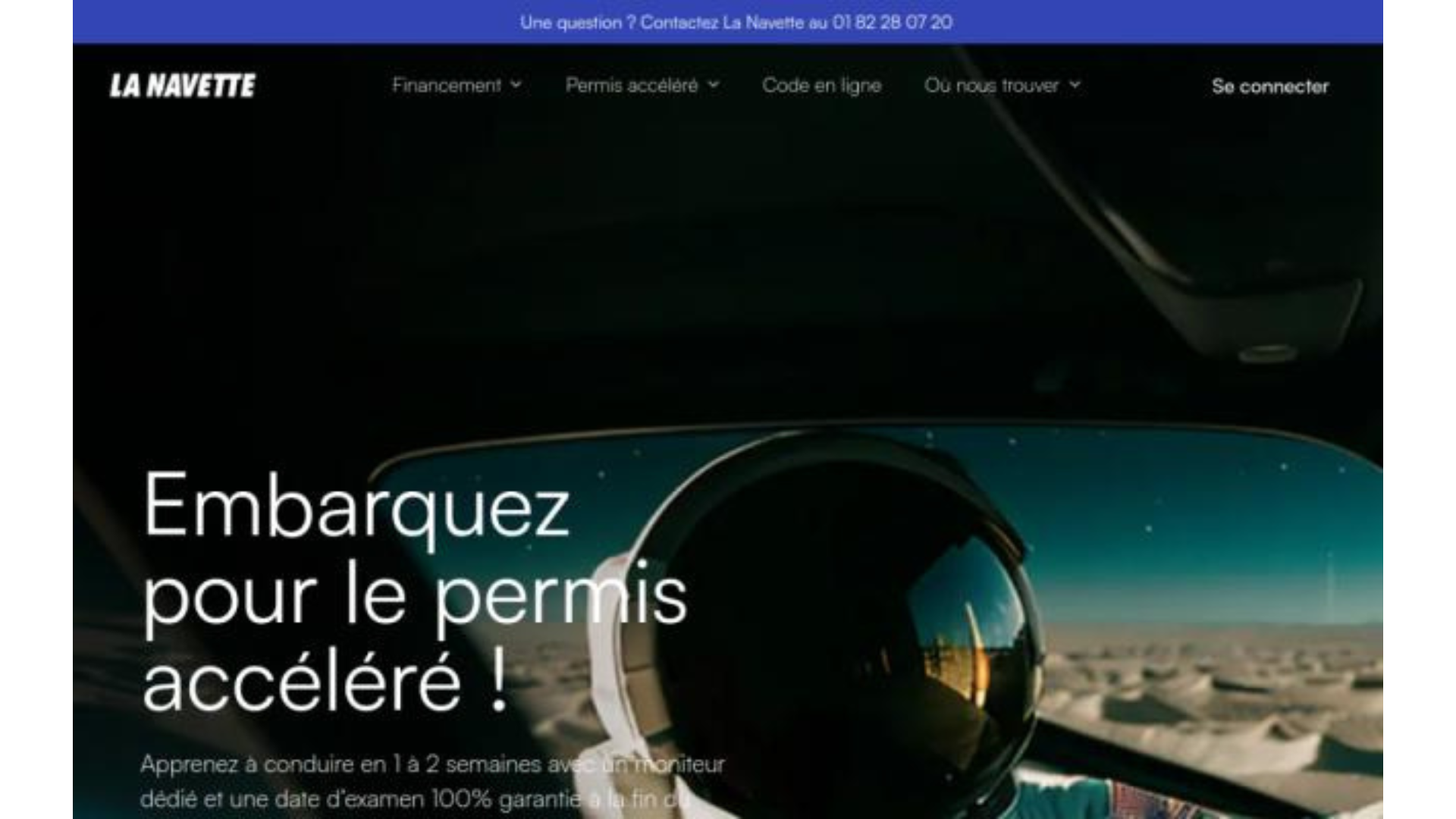 NAVETTE PERMIS ACCELERE